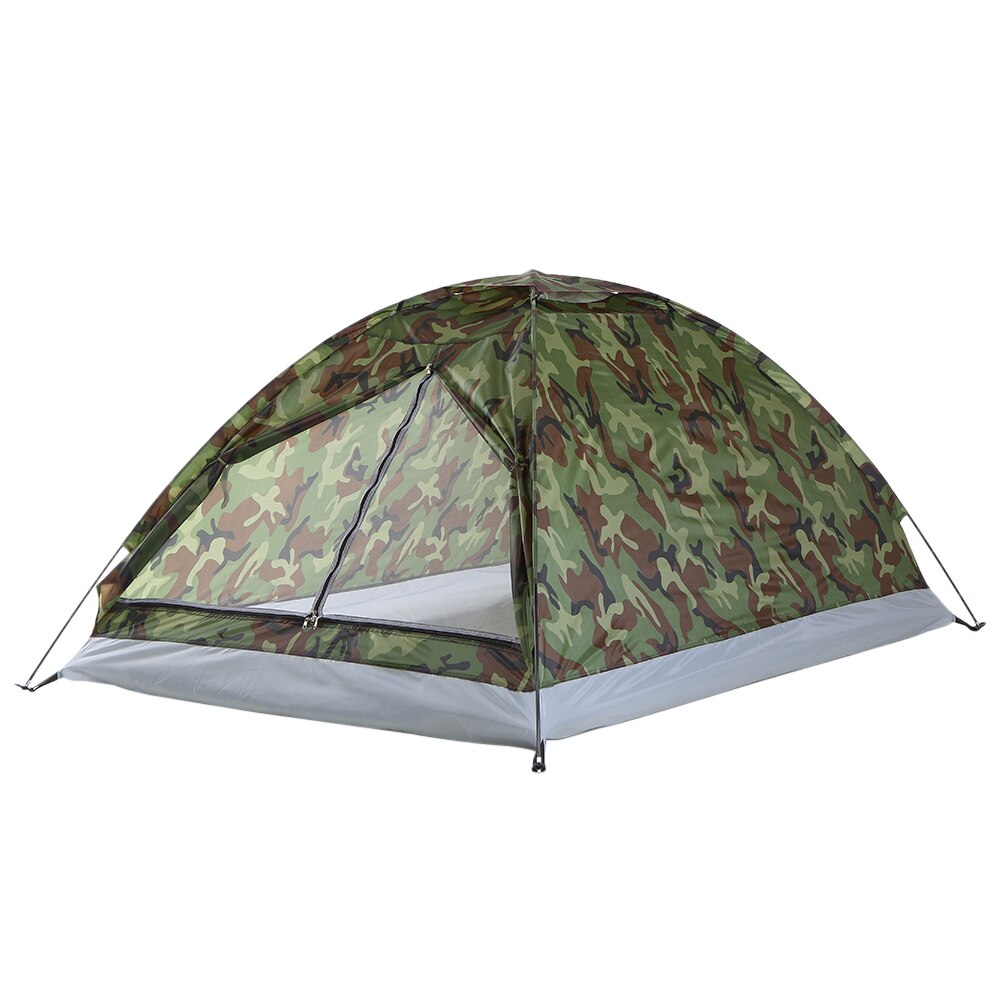 Cheap Goat Tents Camping Tent for 2 Person Single Layer Outdoor Portable Camouflage Handbag for Hiking Traveling Camping Equipment   
